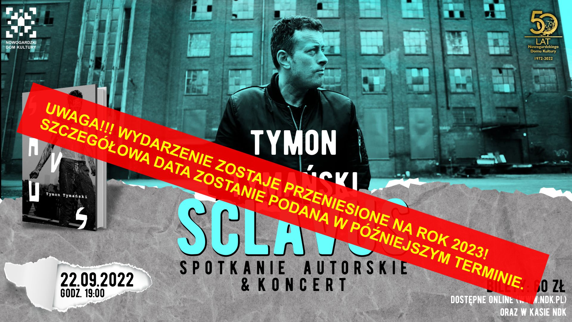 W.ART | TYMON TYMAŃSKI – SPOTKANIE AUTORSKIE &KONCERT